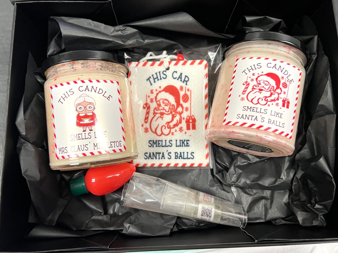 Funny Christmas Candle Box Christmas Subscription Box Etsy