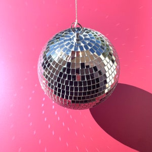 Disco Ball for bedroom, dorm or party. Hang from ceiling Christmas Present New Years Christmas gift birthday gift Party Decor mirror 8 6 image 1