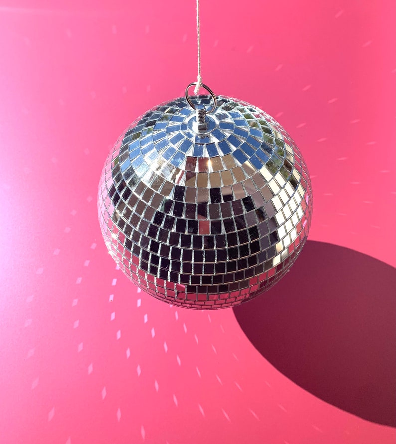 Disco Ball for bedroom, dorm or party. Hang from ceiling Christmas Present New Years Christmas gift birthday gift Party Decor mirror 8 6 image 1