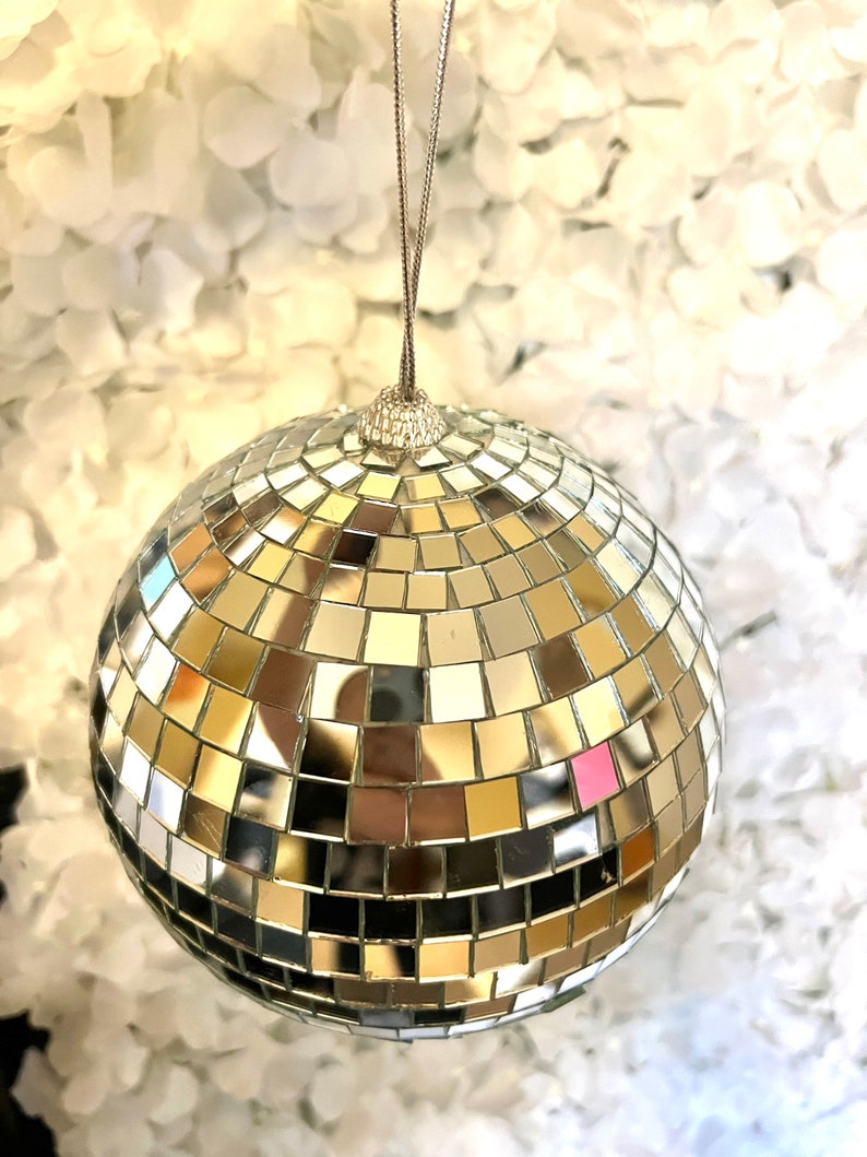 Disco Ball for bedroom, dorm or party. Hang from ceiling Christmas Present New Years Christmas gift birthday gift Party Decor mirror 8 6 image 4