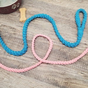 Crochet Dog Leash Pattern: Macrame Style Pet Lead Rope (Digital Pattern)