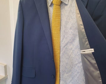 Patrón de corbata de boda a crochet: corbata fácil de hacer (PATRÓN DIGITAL)