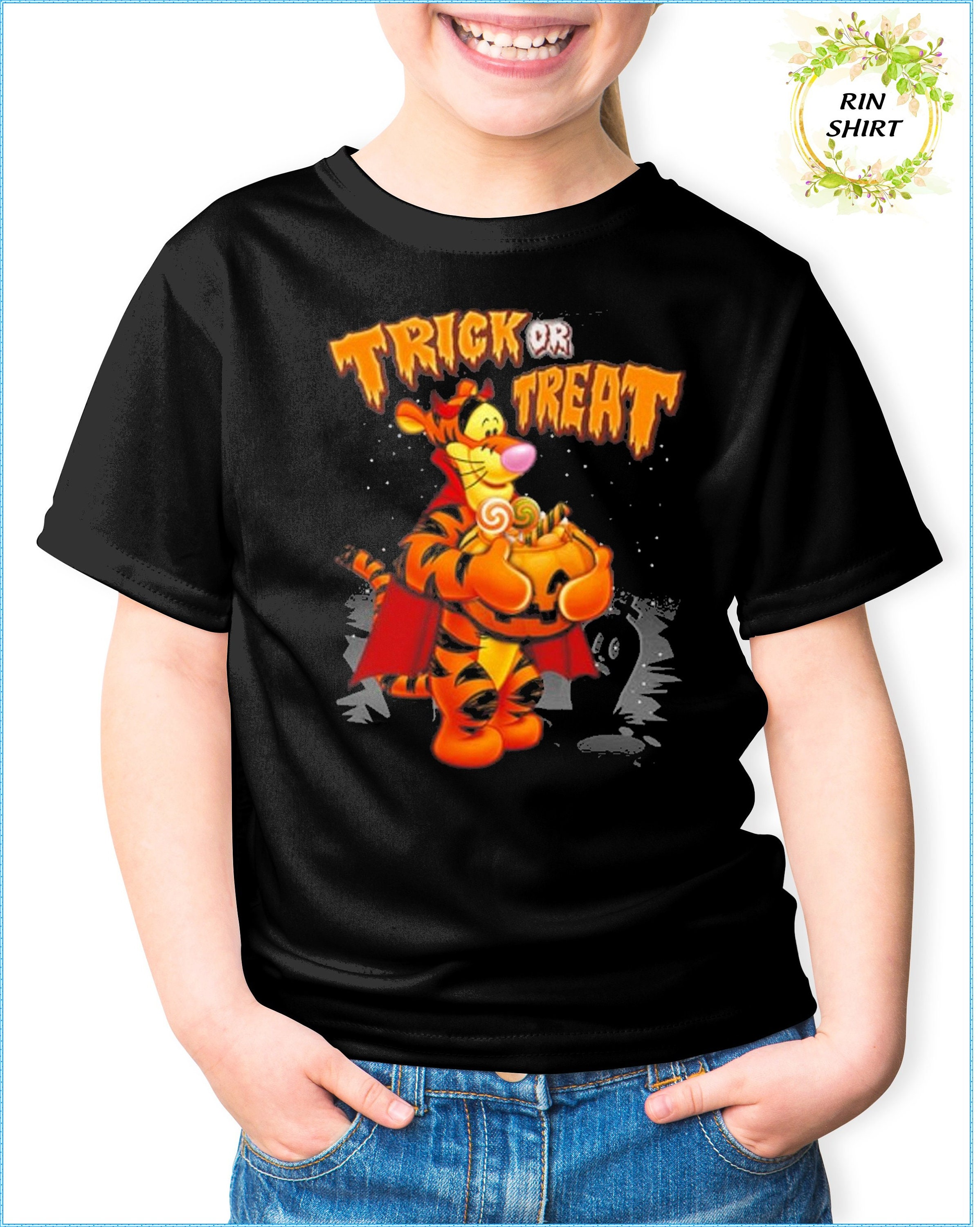 New Trick or Treat Shirts Halloween Shirt Tigger Shirt Etsy
