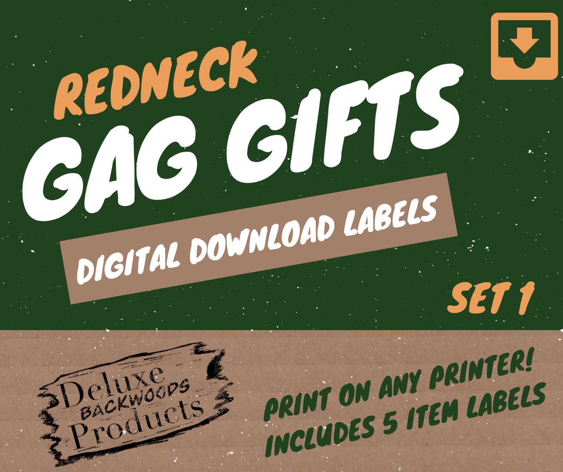 Digital Download - Gag Gift Labels Set 1 - Etsy