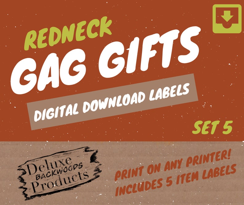 Digital Download - Gag Gift Labels Set 5 - Etsy