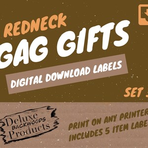 Digital Download - Gag Gift Labels Set 3