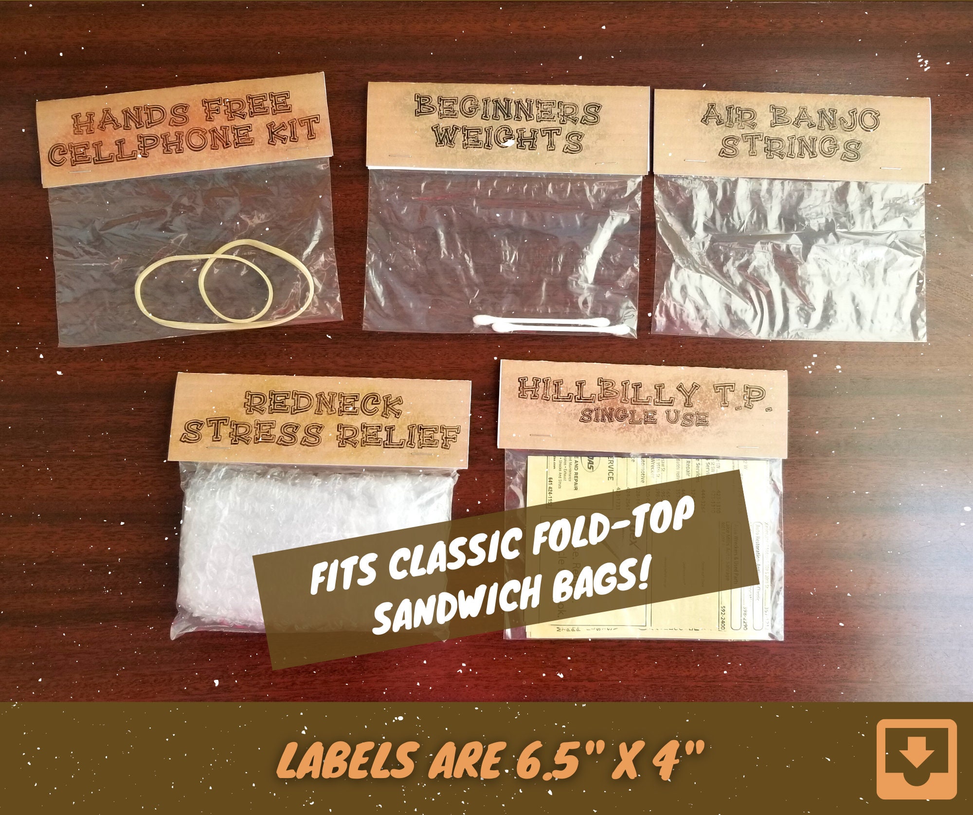 Digital Download Gag Gift Labels Set 3 Etsy New Zealand