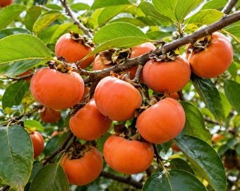 American Persimmon Tree Seeds – Diospyros Virginiana Fruit Plant, Garden Variety