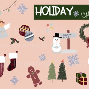 Holiday/Christmas/December Clip Art-Kay Learning