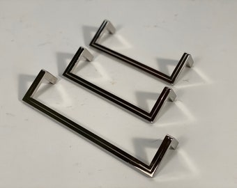 Hardware de cajón de latón niquelado