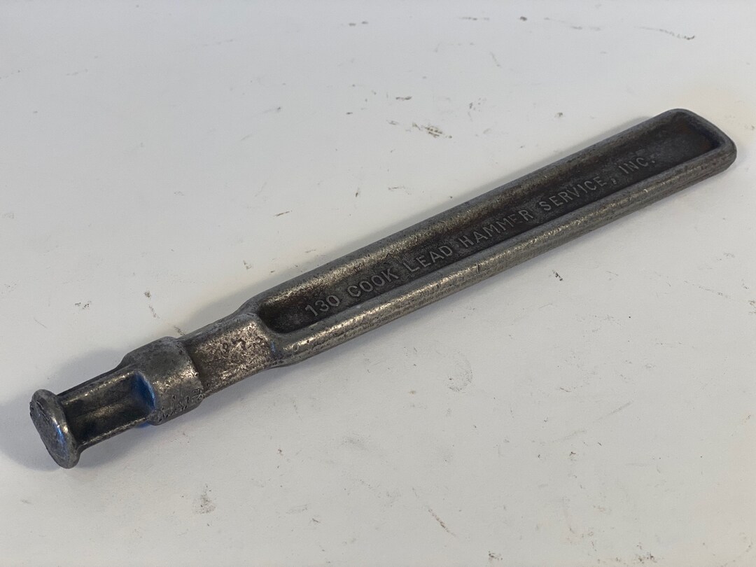 Vintage 130 Cook Lead Hammer Service Inc Hammer Handle Etsy
