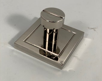 Hardware de extracción de cajón de latón niquelado