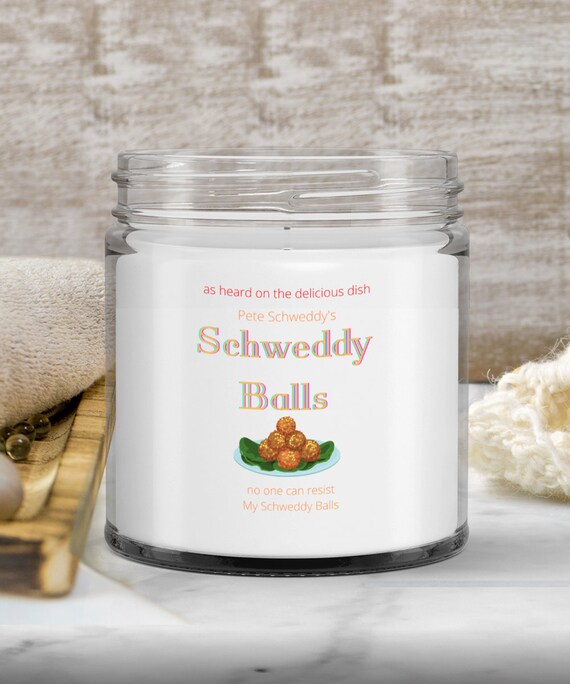 Pete Schweddy Balls Funny Christmas Candle Snl Skit Etsy