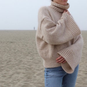 KNITTING PATTERN Beginner Sweater Pattern COZY Knits