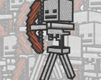 Minecraft Skeleton Etsy