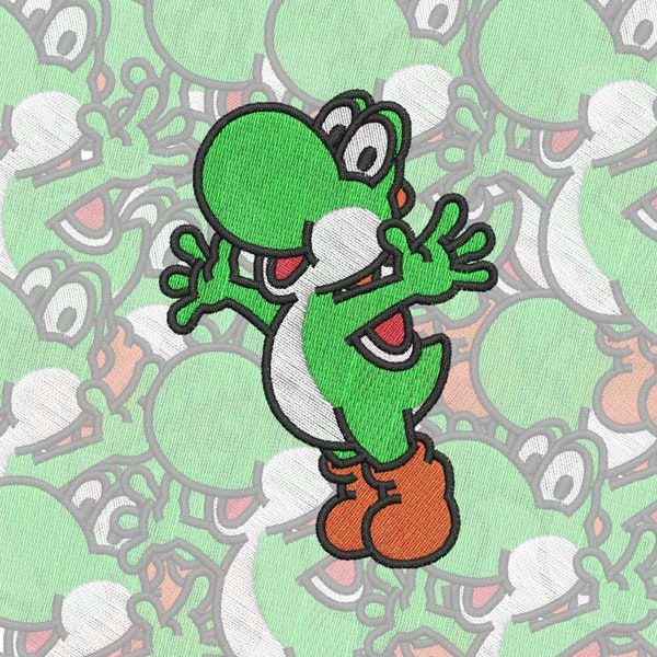 Yoshi Embroidery Design (Digital FIle)