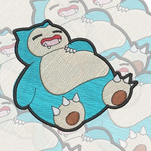 File ricamo Snorlax (file digitale)