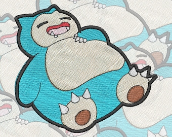 Snorlax Embroidery File (Digital File)