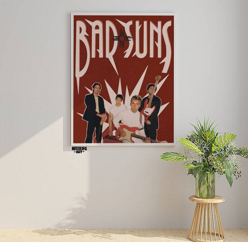 Bad Suns Poster, 16x20 Instant Download Poster, Bad Suns Band, Indie ...