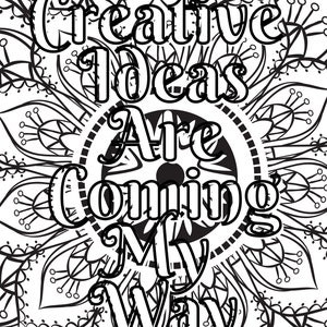 Coloring Pages, Art Therapy, Created by a Therapist to Achieve Peace of Mind and Release Anxiety, Art Pages, Color, Stress Relievers, art image 9