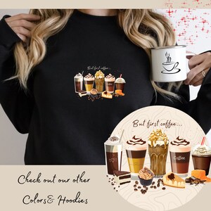 Coffee Sweatshirt,But First Coffee Sweatshirt, Coffee Lover Crewneck, Leopard Coffee Drinker Long Sleeve, Coffee Before Talkie Sweatshirt