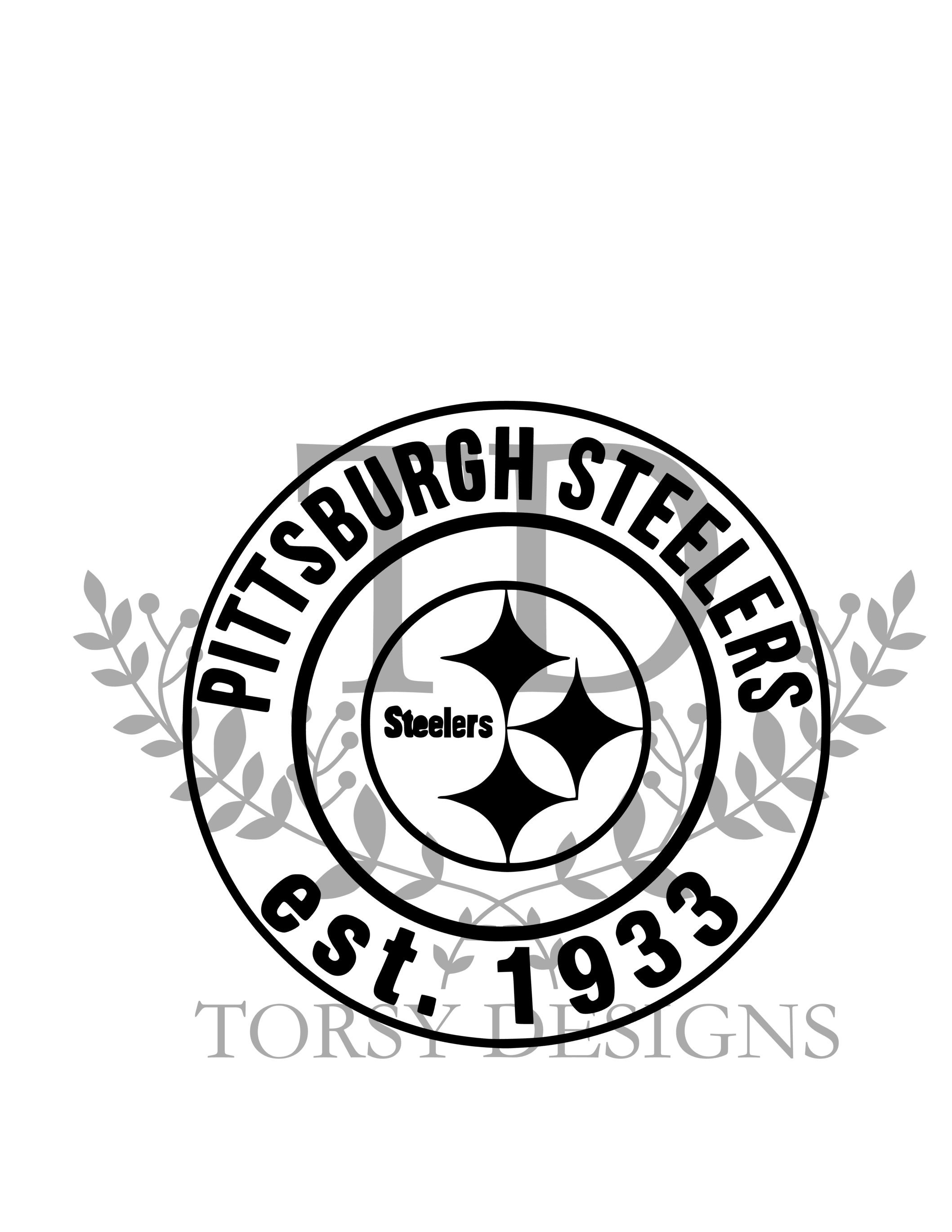 DIGITAL DOWNLOAD Pittsburgh Steelers Established logo Etsy