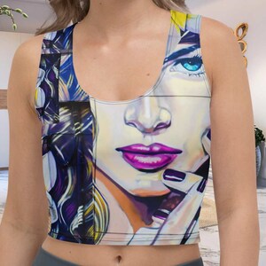 Crop top with flower print, Floral crop top for women, Crop top for women, Floral printed crop top for women, Lioness love couture