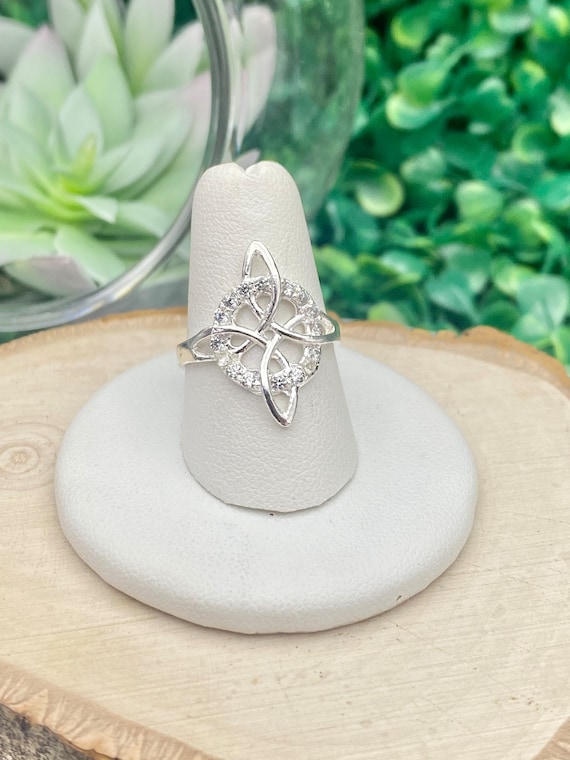 Silver 925 Witches knot ring | Magic Knot | Anillos de plata 925 | Nudo de bruja, CZ rings
