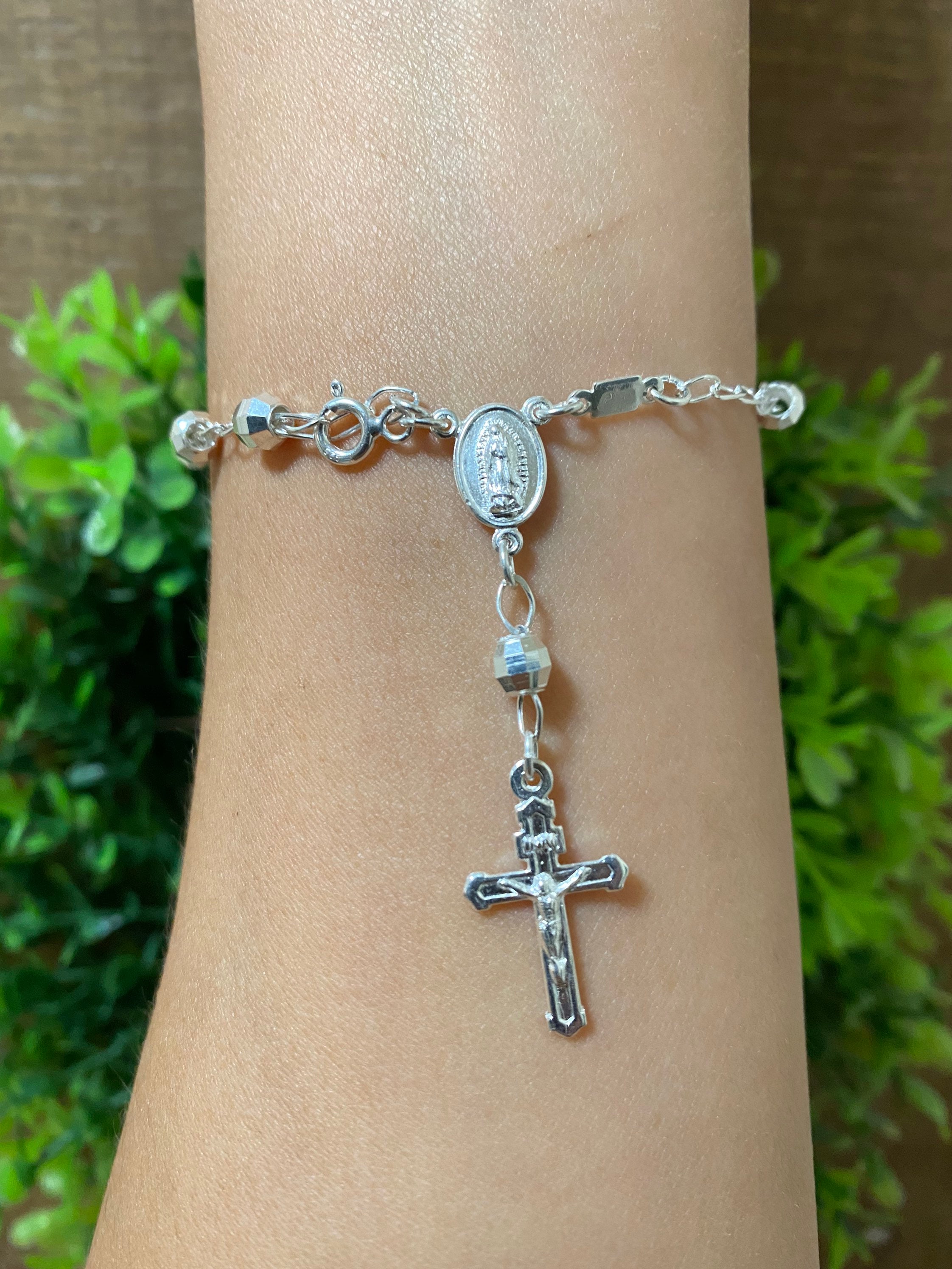 How to Make a Coil Memory Wire Wrap Rosary Bracelet | ehow