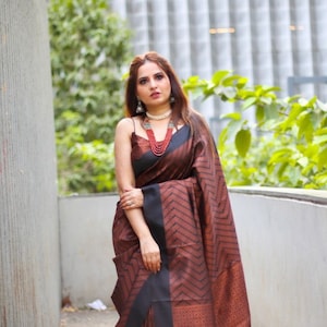 Trditional Soft silk sari Heavy Rich Pallu & Jacquard Work saree for women  saree for women Bollywood party wear sari