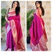 Trditional saree designer latest Pure silk with pure zari weaving rich pallu  Zari border work saree for women sari 