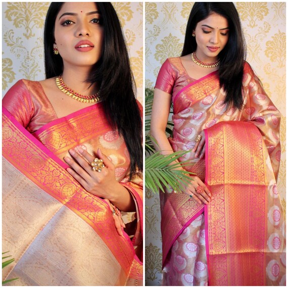 2024's Latest Silk Saree Blouse Designs/Pattu Saree Contrast Blouse  Ideas/Ari Work Silk Saree Blouse - YouTube