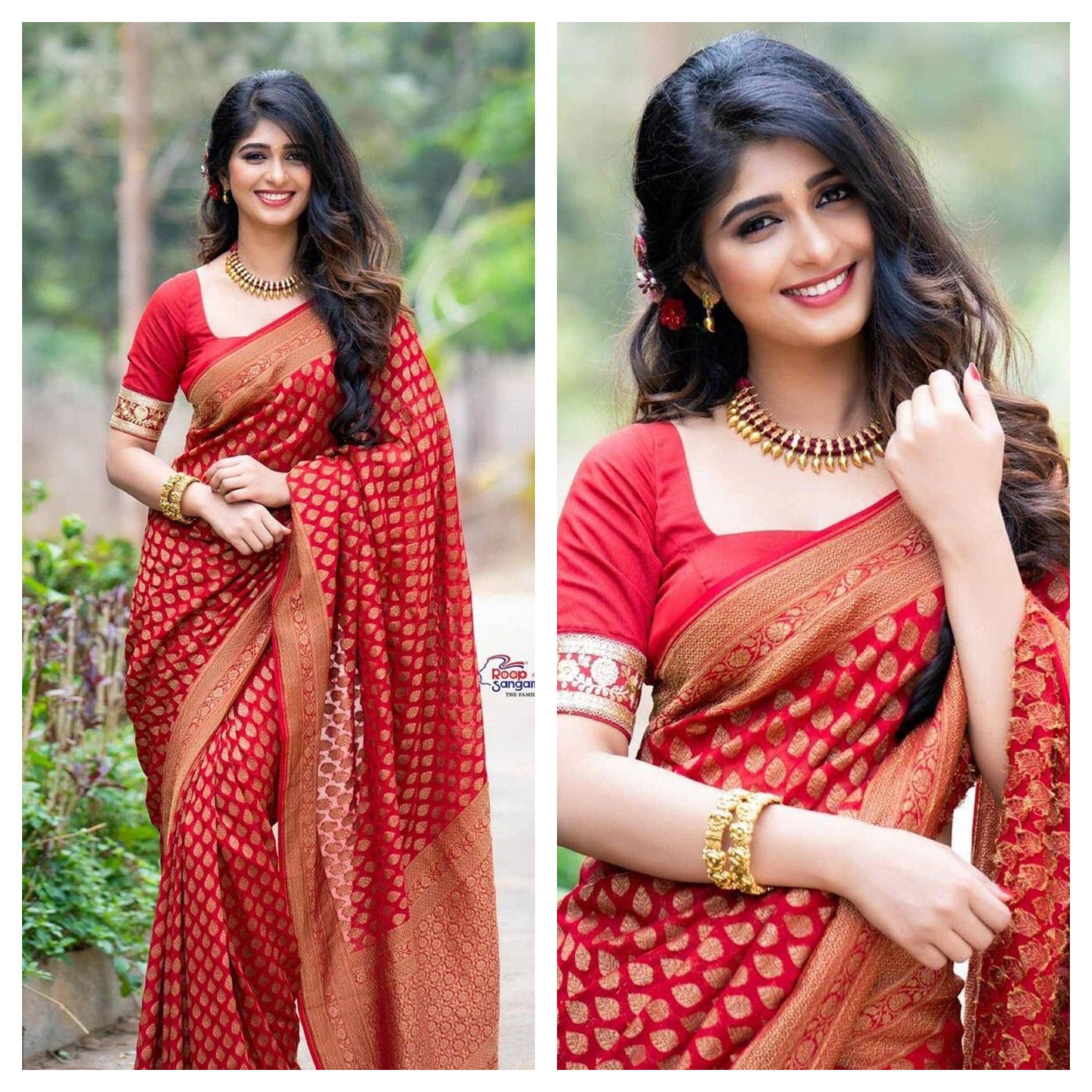 Red Beutiful Royal Sari Soft Silk Saree Indian Wedding Wear Indian Sari  Traditional Saree Party Wear Daily Wear Sari for Women -  Canada