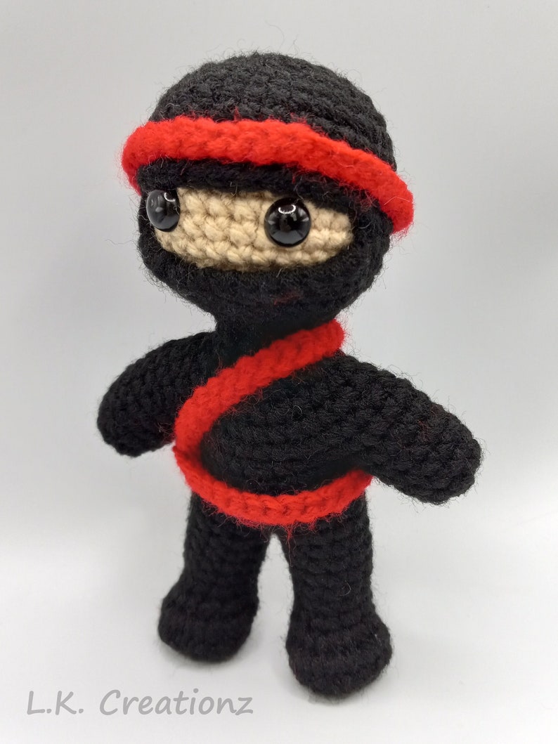 Ninja Amigurumi Crochet Pattern image 1