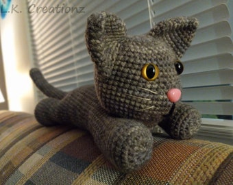 Cat Amigurumi Crochet Pattern *WEIGHTED CAT*