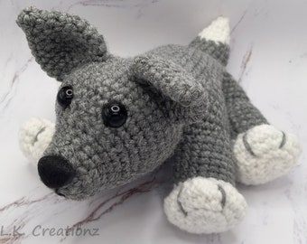 Wolf Amigurumi Crochet Pattern