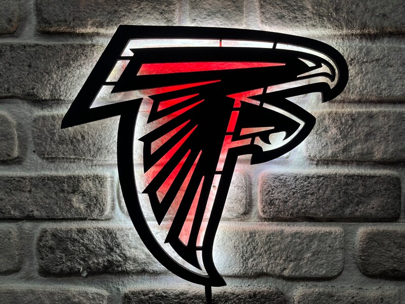 Atlanta Falcons Wall Decor Metal Led Sign PT54241