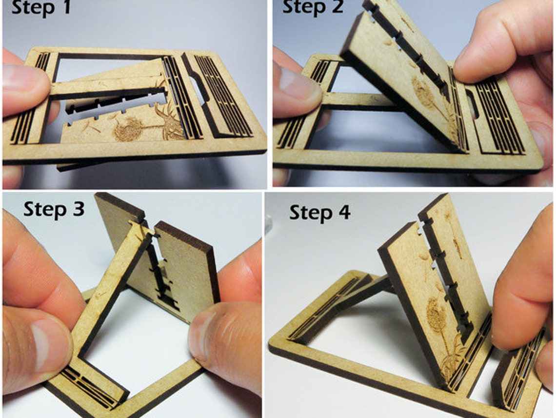 Phone Stand Mini Telephone Stand Dxf Svg Etsy