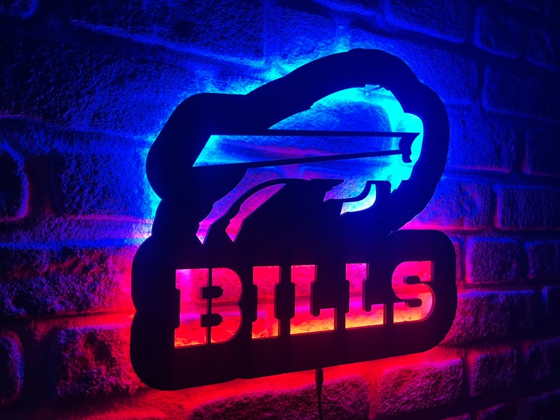 Buffalo Bills Wall Decor Metal Led Sign PT54242