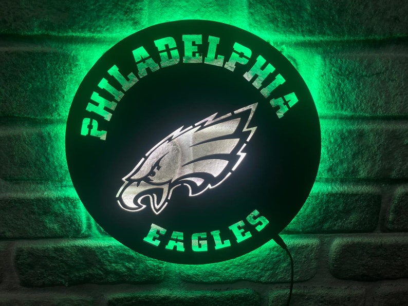 Philadelphia Eagles Wall Decor Metal Led Sign PT54249