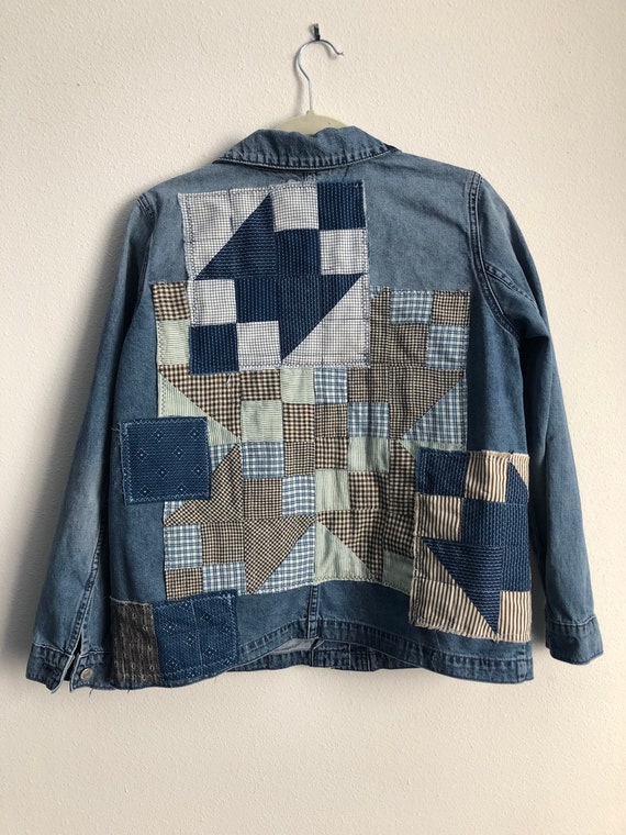 Vintage Quilt Patch Upcycled Jacket | Etsy