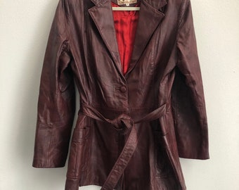 Vintage leather coat