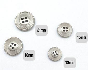 SK124 - Vinyl Records buttons designer unique buttons 4 hole rose gold buttons