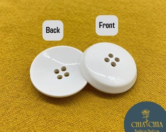 GP160 - Plate shape 4 hole button, Button with paint, Coat and blazer button