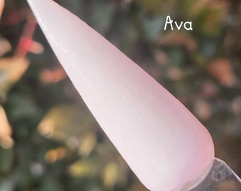 Ava- Pale Pink Shimmer Nail Dip Powder,  Dip Powder for Nails, Shimmer, Nail Dip, Acrylic 2 in 1 Powder