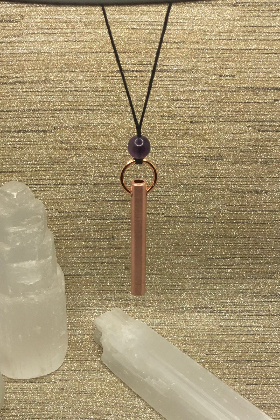 Breathing Necklace Breathing Tool Stress Straw Anxiety