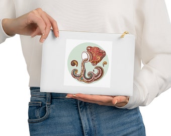 Aquarius Zodiac Sign Make Up Pouch