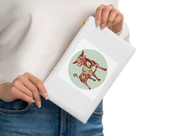 Taurus Zodiac Sign Make Up Pouch