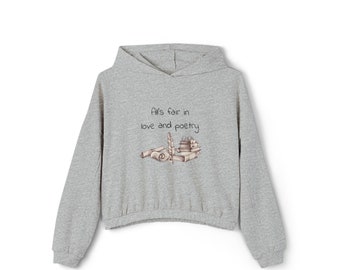 Taylor Swift- All's Fair in Love and Poetry Cinched Bottom Hoodie