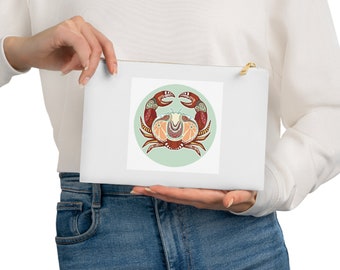 Cancer Zodiac Sign Make Up Pouch